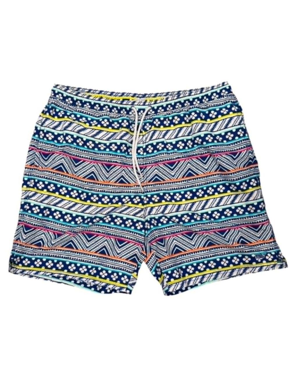 Vineyard Vines Swim Trunks Multi Geometric Floral Beach Resortwear Men's Size XL